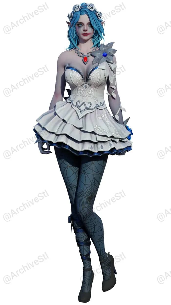STL - kamael halloween 3d model