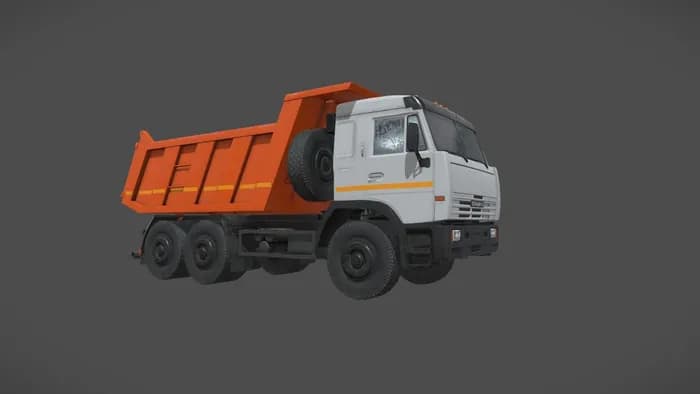 STL - kamaz dump truck
