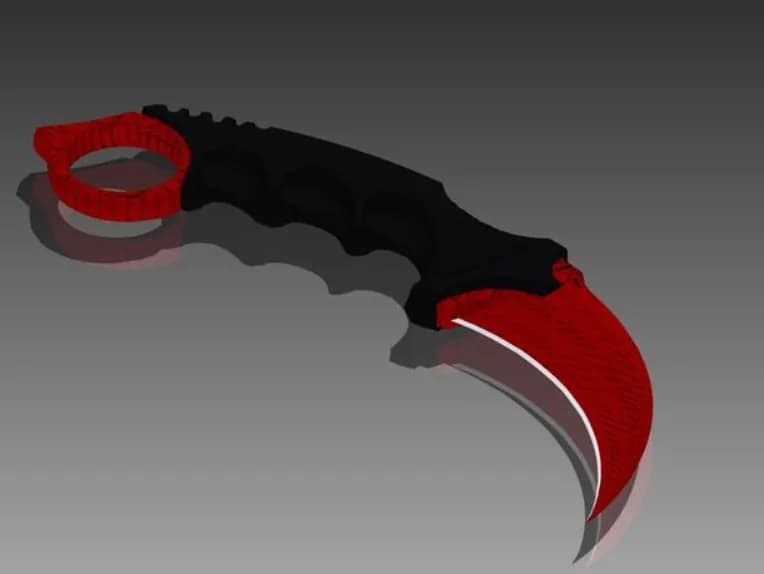 STL - csgo karambit