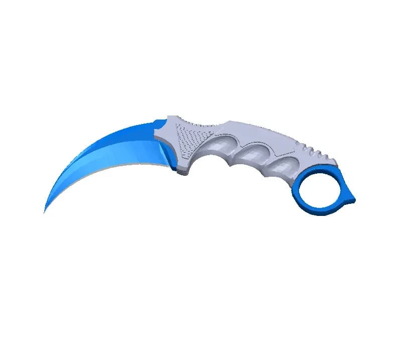 STL - Karambit de coleccion render 3