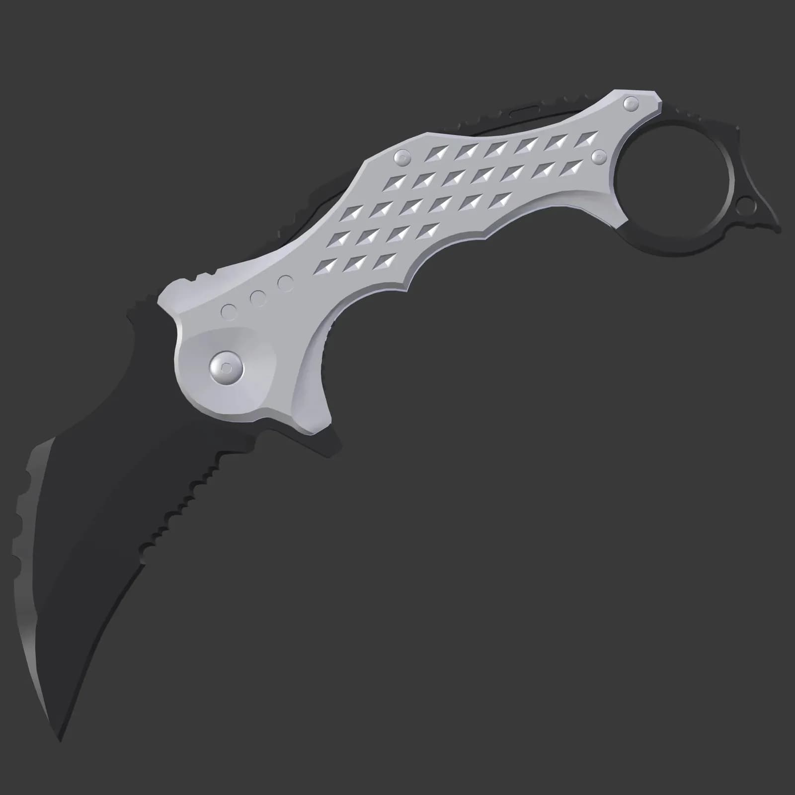 STL - Karambit Fanton render 4