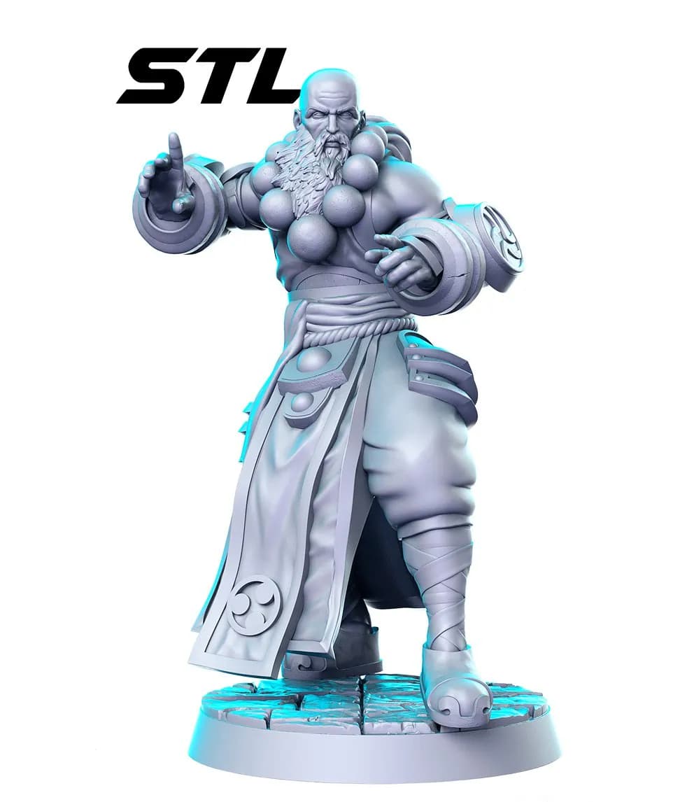 STL - Karazim monje guerrero