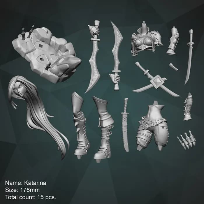 STL - katarinax render 3
