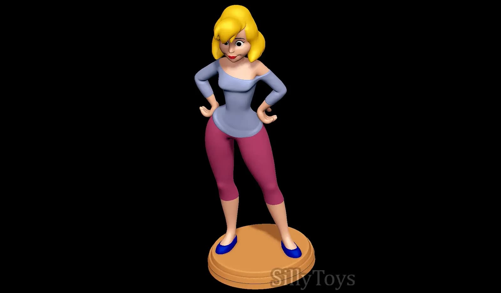 STL - Katie Ka Boom Animaniacs figura render 3
