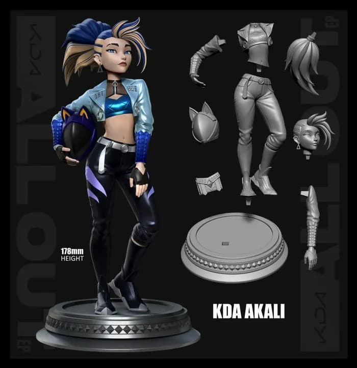 STL - kda akali league of legends