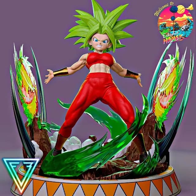 STL - kefla gigantic burst namek studio render 2