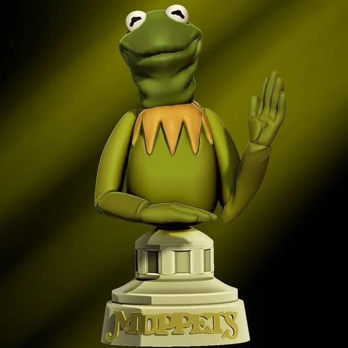 STL - kermit for 3d printing