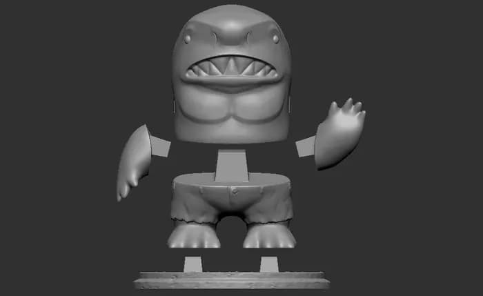 STL - ki ng shark funko
