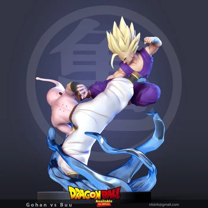 STL - kid gohan vs buu