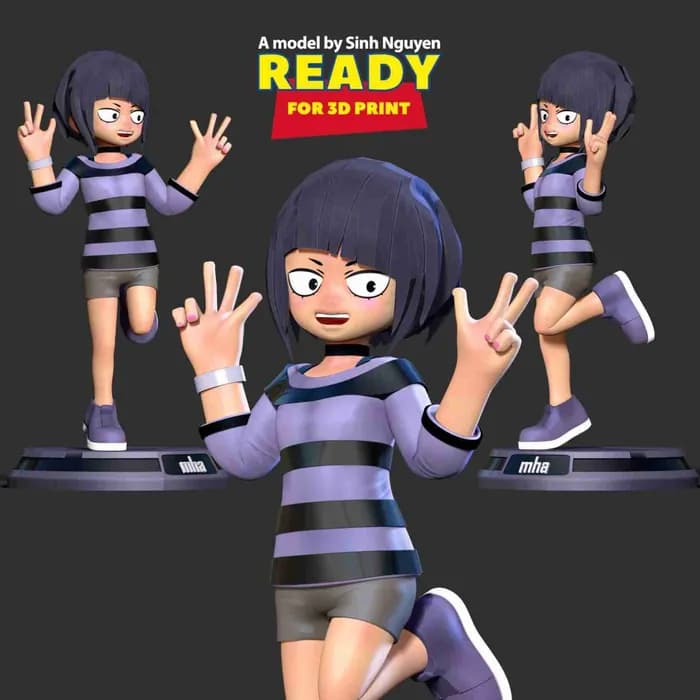 STL - kid kyoka jiro render 2