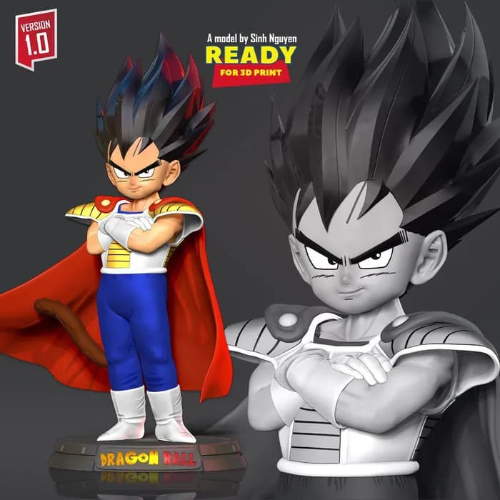 STL - kid vegeta stl