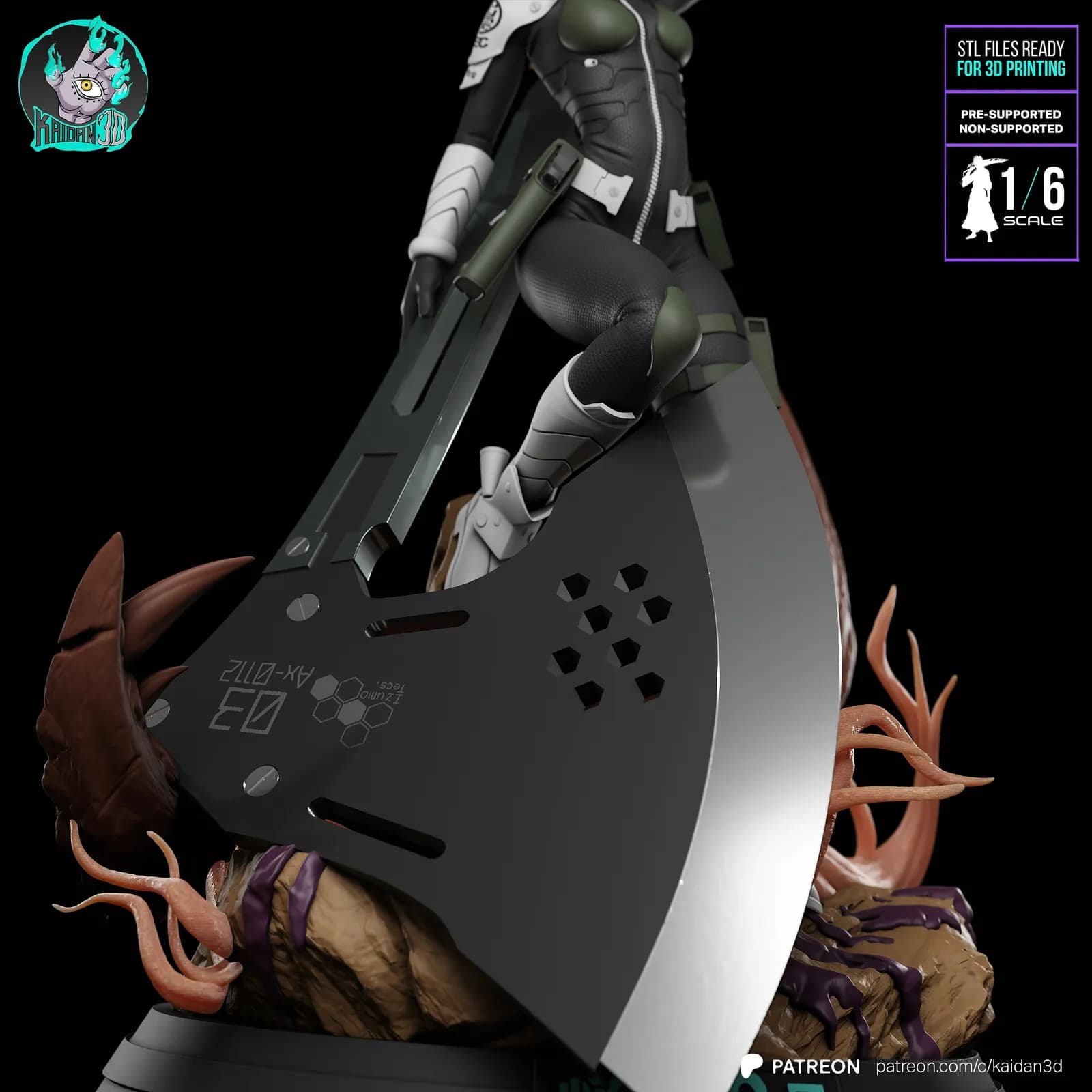 STL - Kikoru Shinomiya Kaidan3D render 4