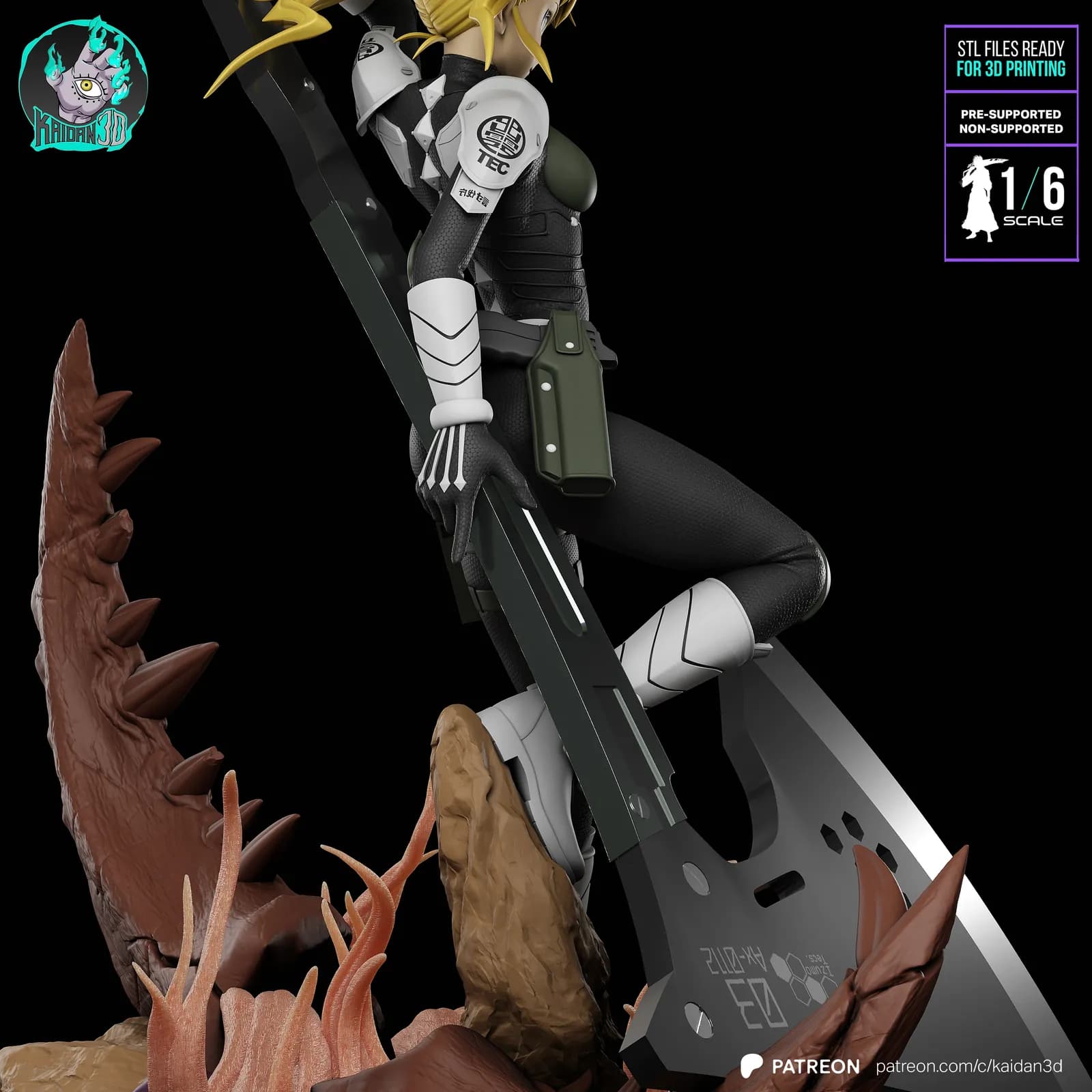 STL - Kikoru Shinomiya Kaidan3D render 5