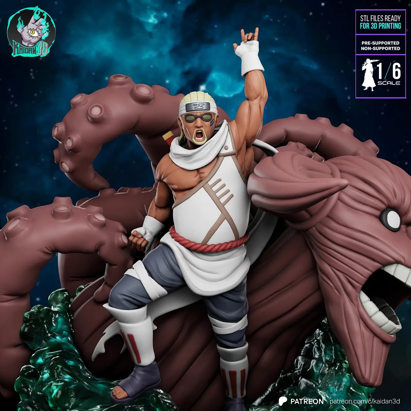 STL - Killer Bee figura render 2