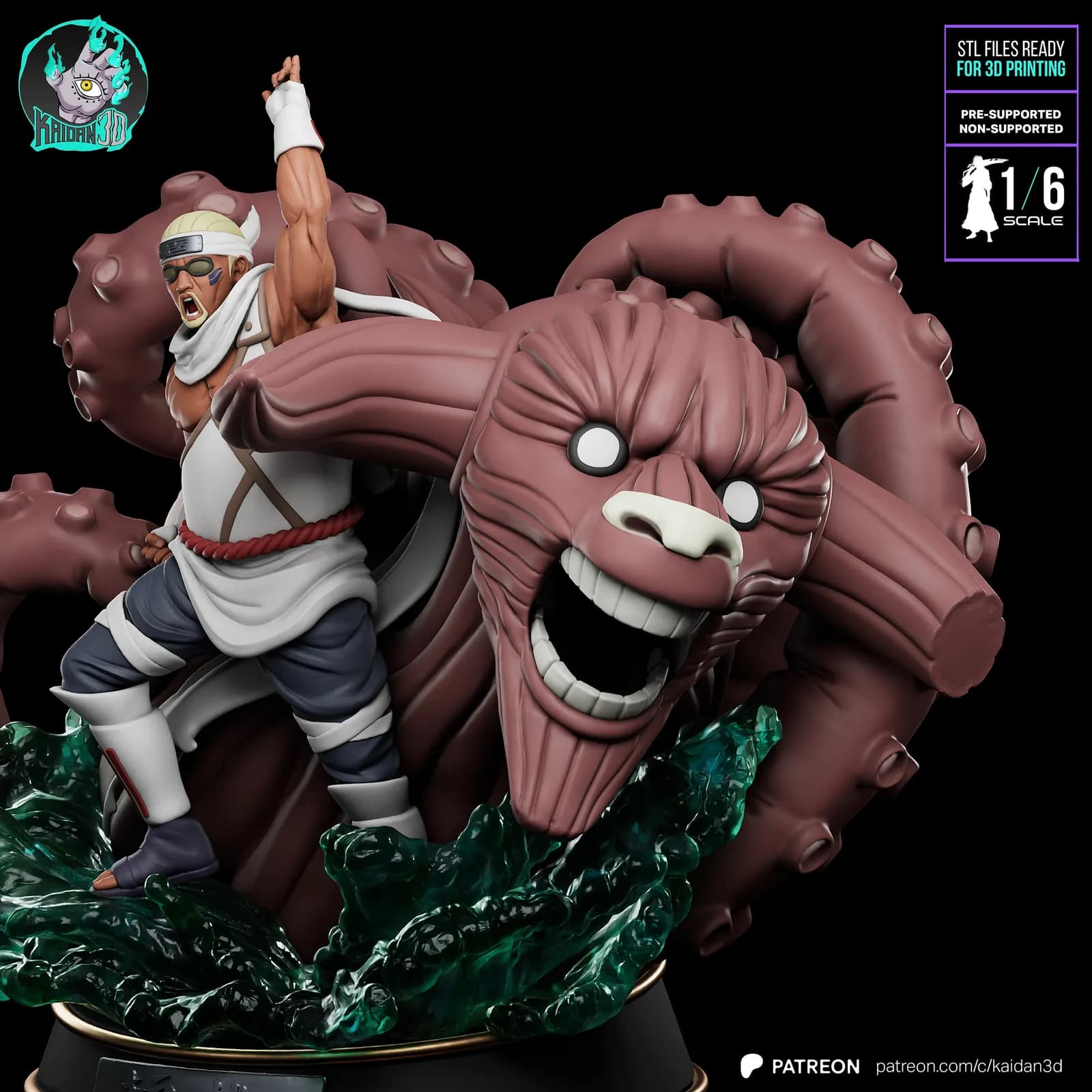STL - Killer Bee figura render 4