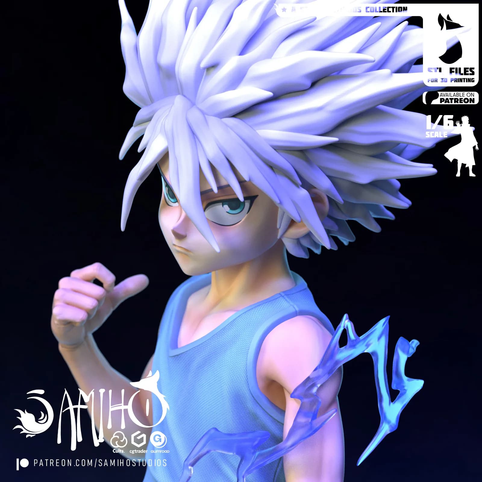 STL - Killua Zoldyck Hunter x Hunter