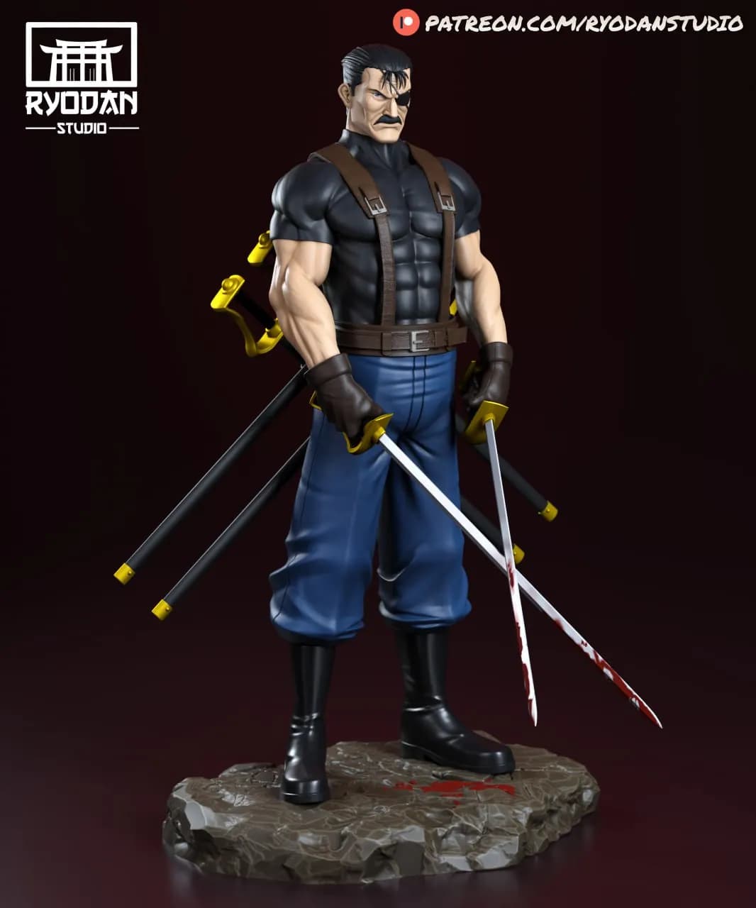 STL - King Bradley Full Body render 3