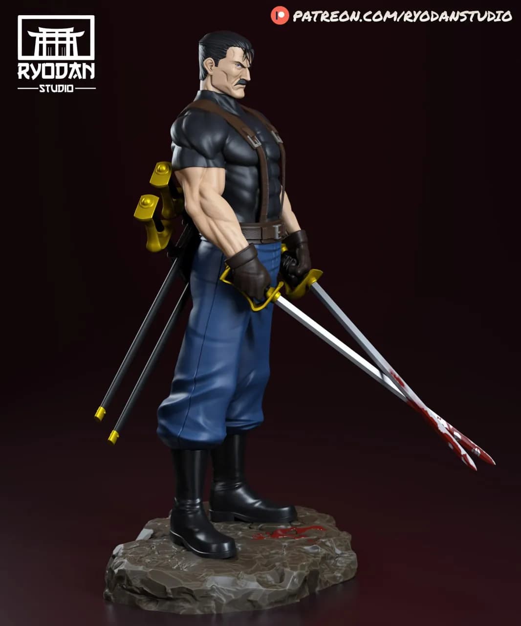 STL - King Bradley Full Body render 4