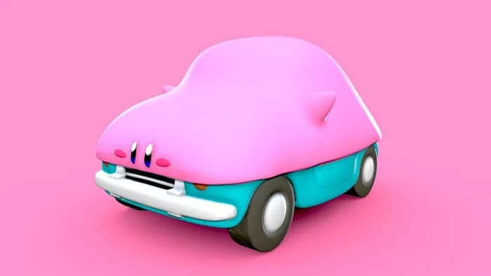 STL - kirby car 3d print stl