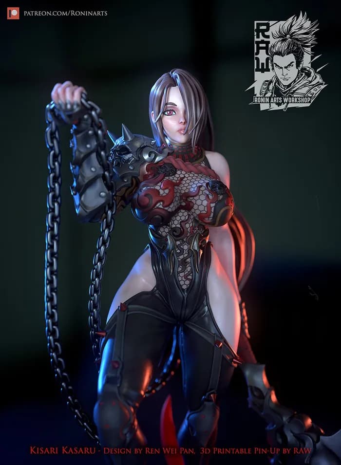 STL - kisarikasaru render 2