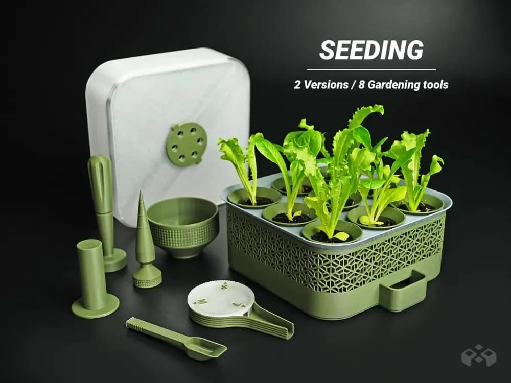 STL - Kit de Jardinería para Semilleros
