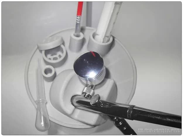 STL - Kit de limpieza para aerógrafo render 4