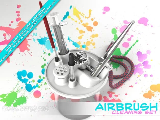 STL - Kit de limpieza para aerógrafo
