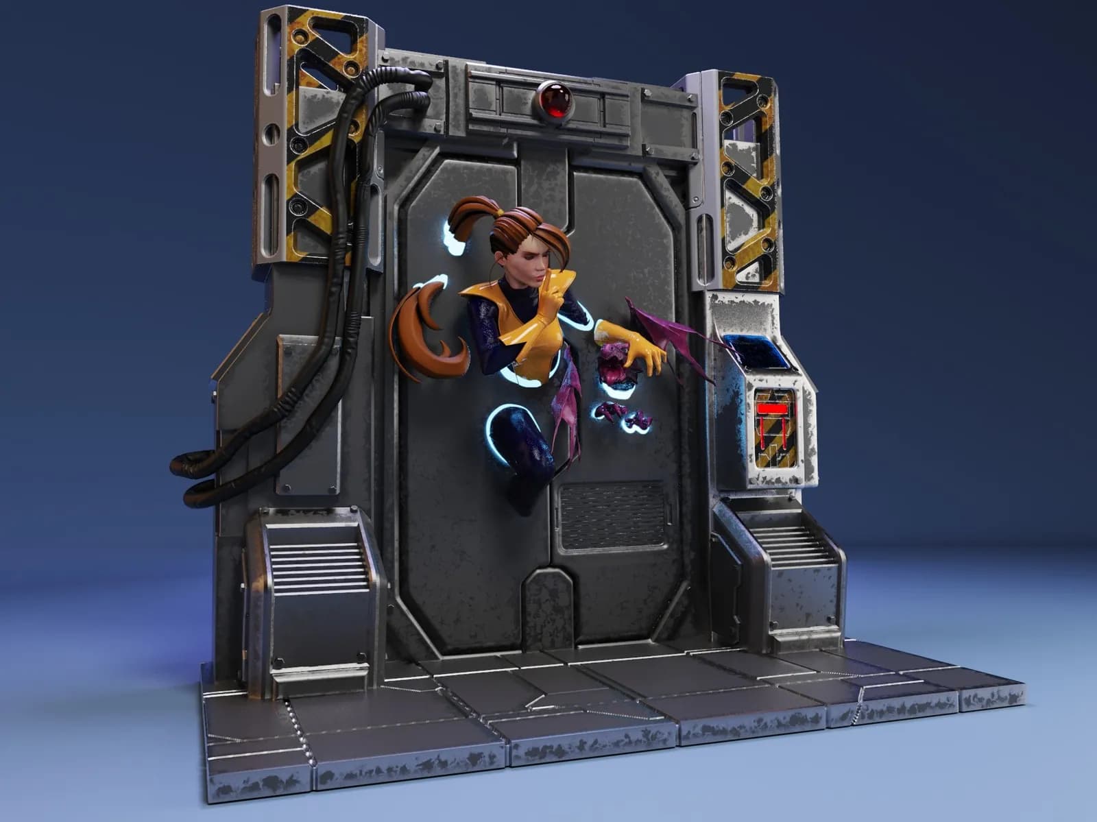 STL - Kitty Pryde de X Men render 4