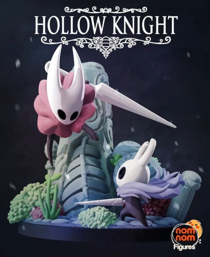 STL - knight and hornet hollow knight