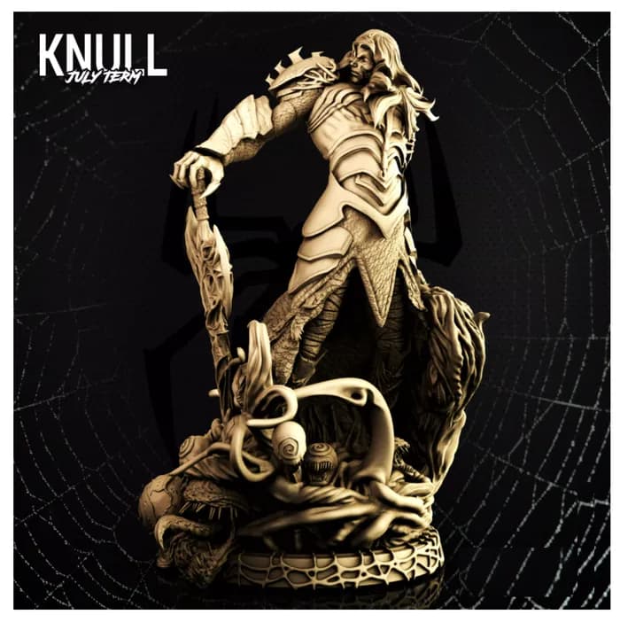 STL - Knull Guerrero del Mal render 2