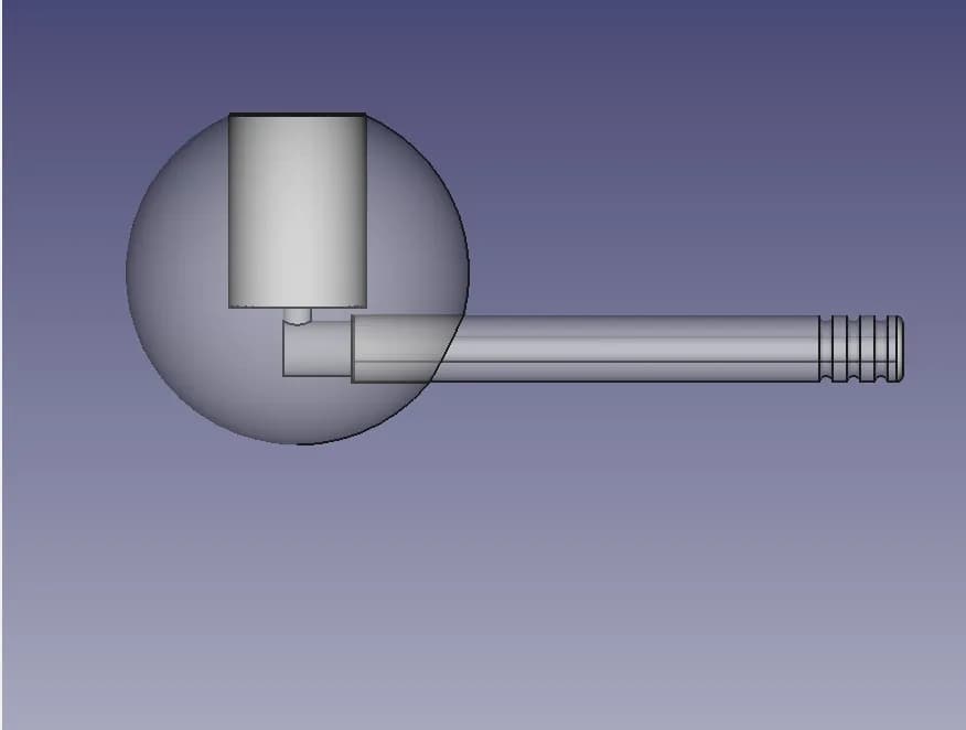 STL - Koffing "Smoking Pipe" Figura render 2