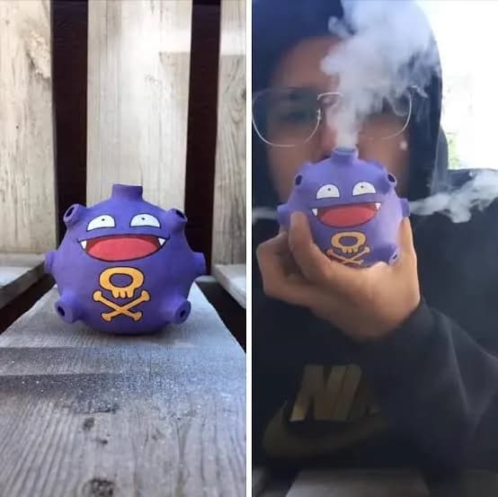 STL - Koffing "Smoking Pipe" Figura