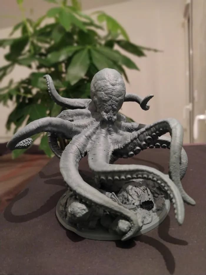 STL - Kraken de fantasía