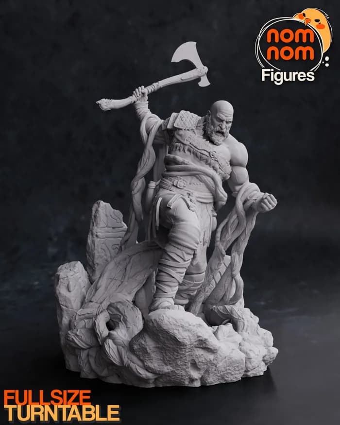 STL - kratos from god of war