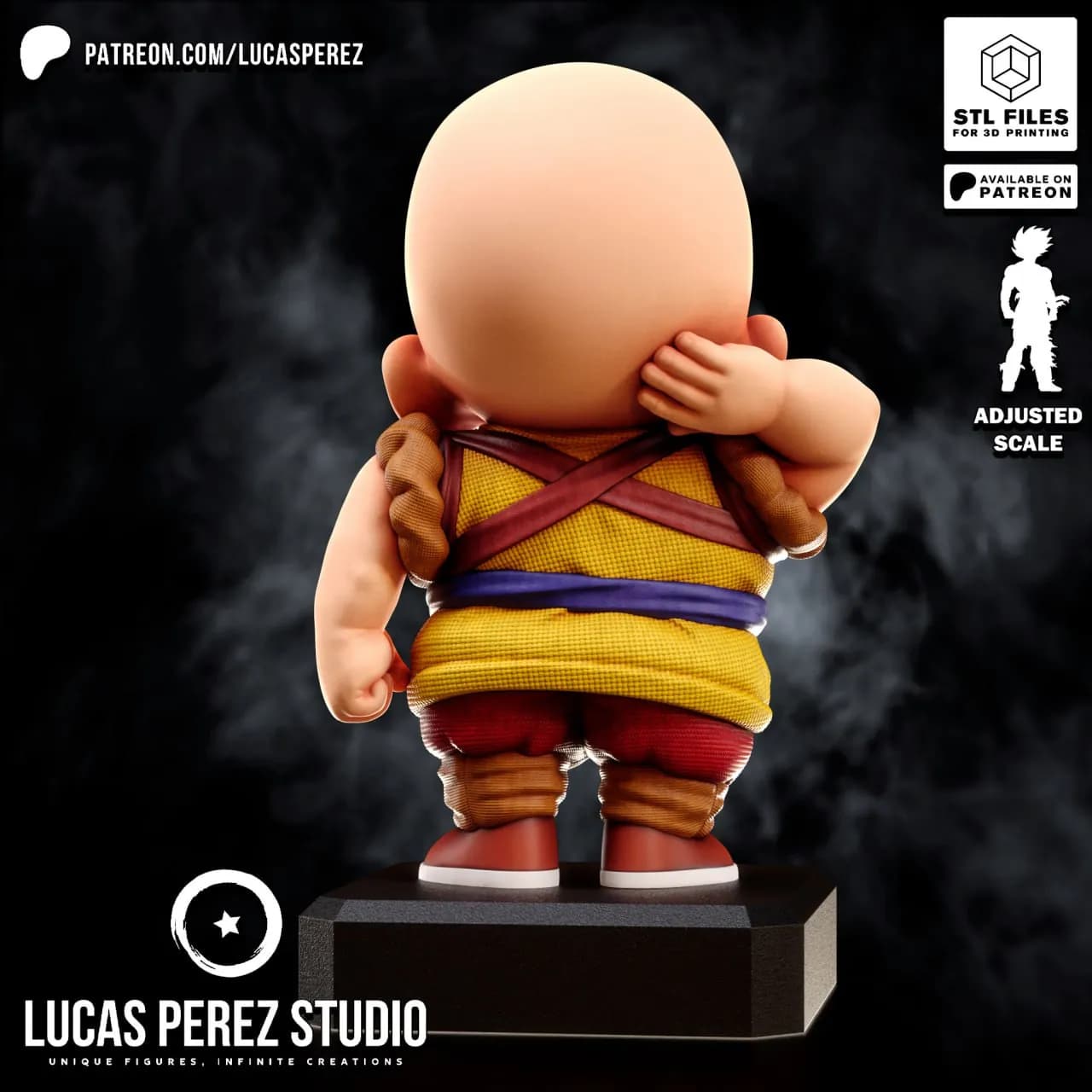 STL - Krillin Niño render 2