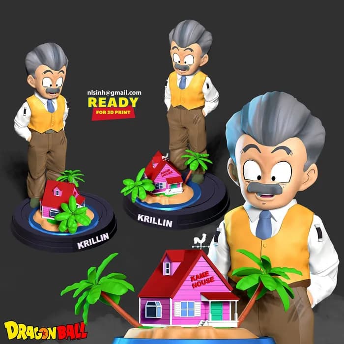 STL - krillin old man