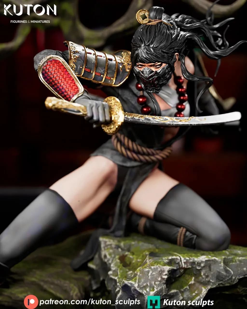 STL - Kunoichi guerrera samurái