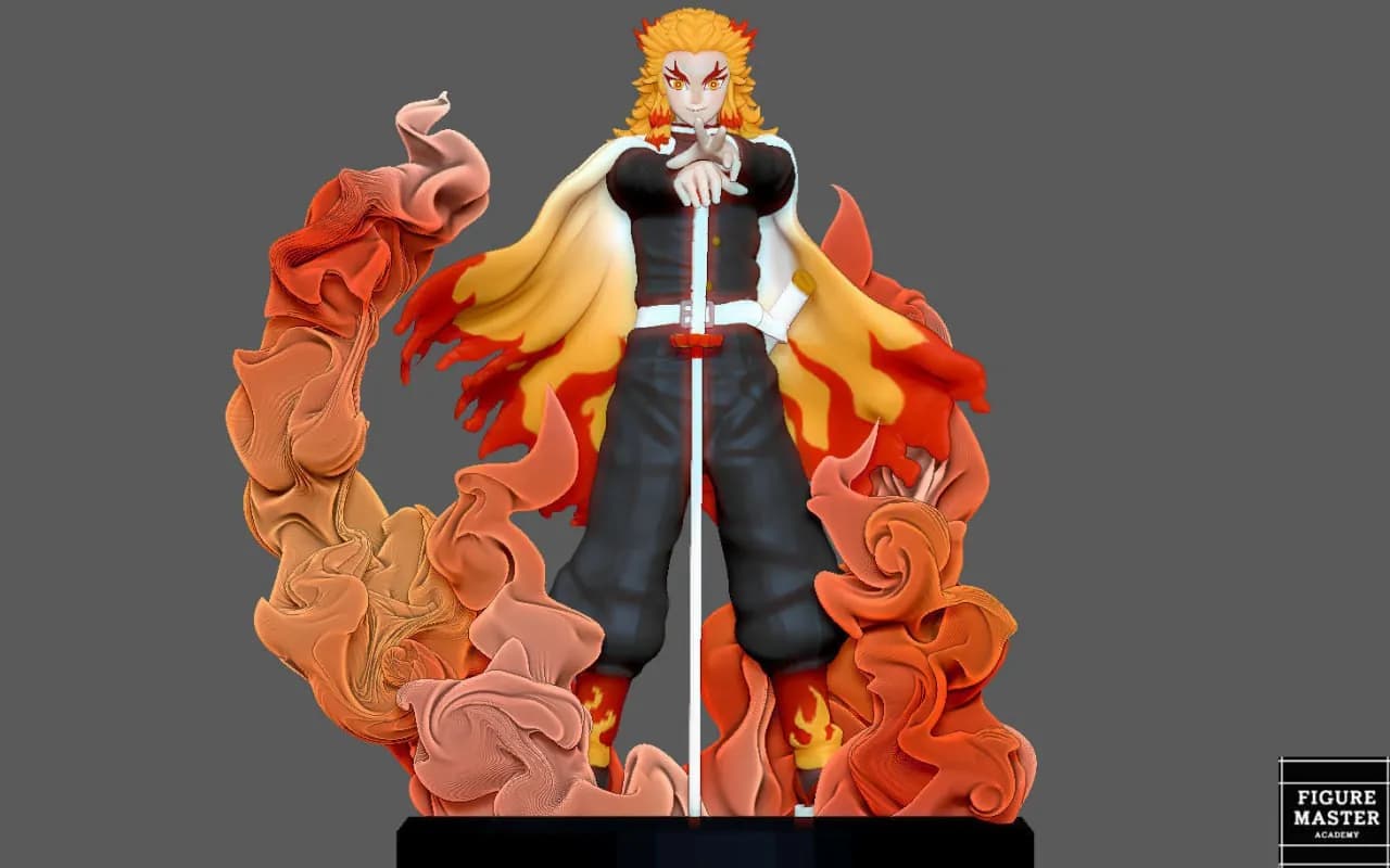 STL - Kyojuro Rengoku Figura