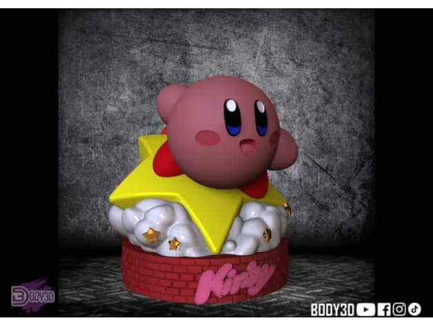 STL - Lámpara Kirby de Kirby