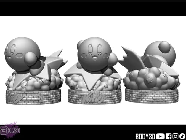 STL - Lámpara Kirby de Kirby render 3