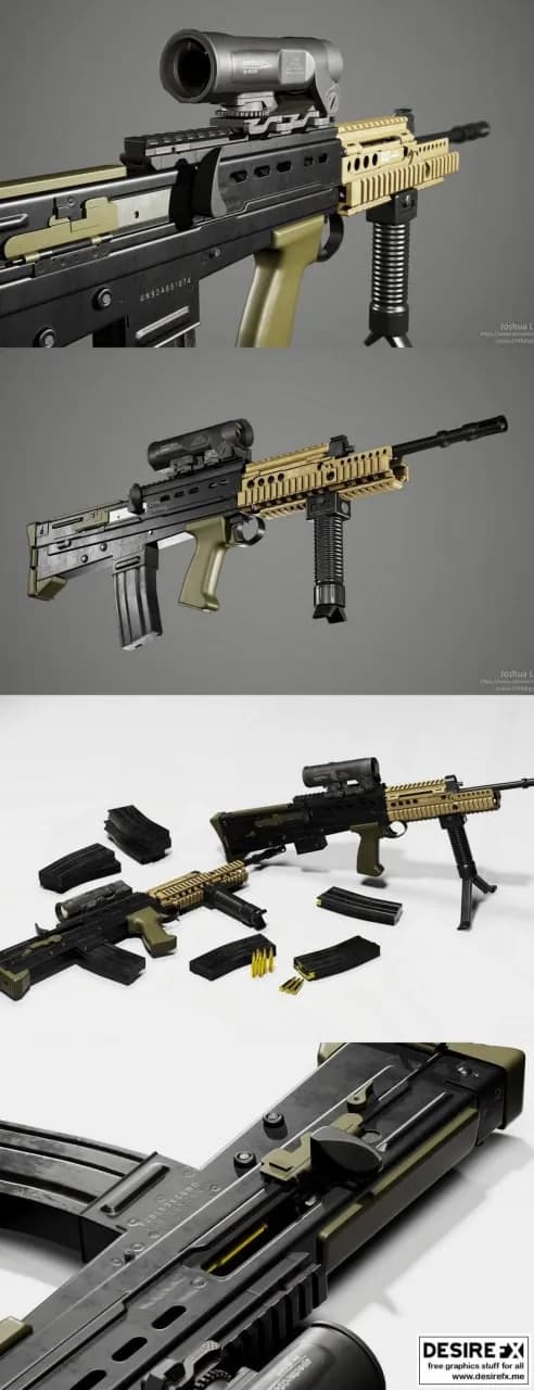 STL - L85A2 Rifle de Asalto