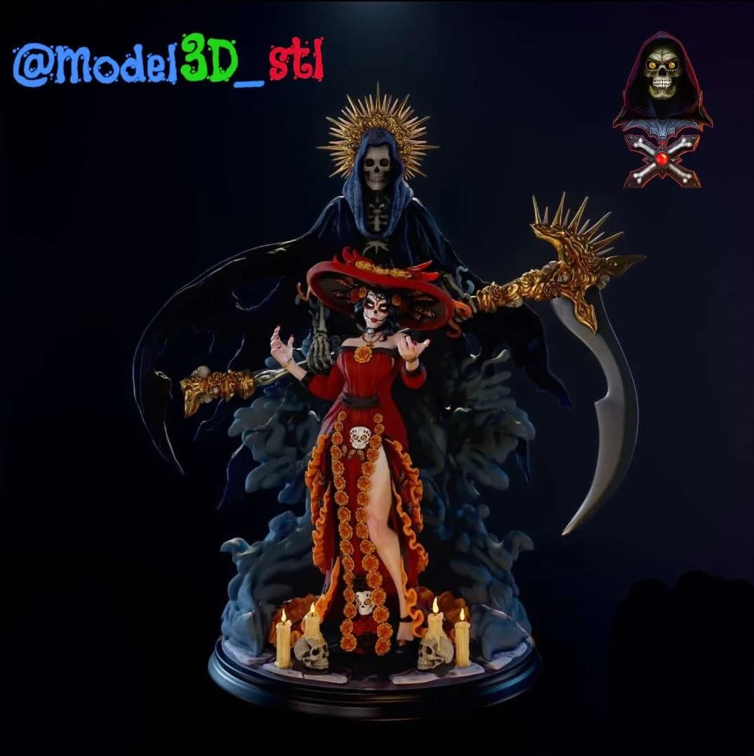 STL - La Catrina y la Muerte