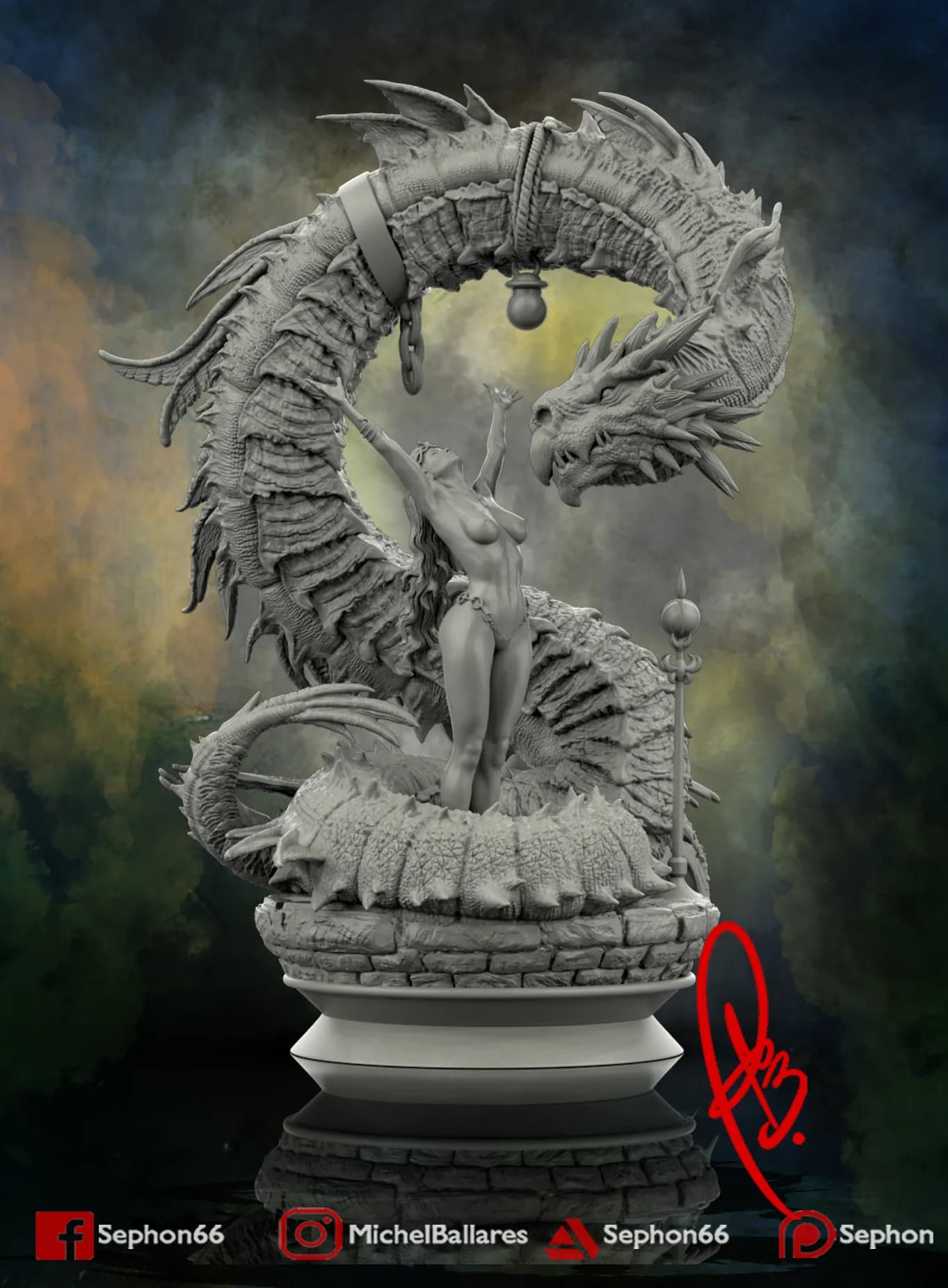 STL - la chica y el dragon
