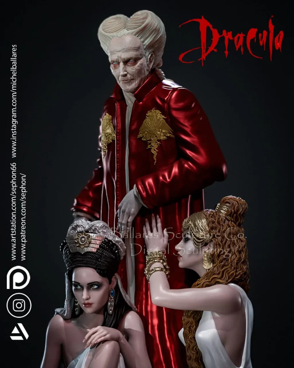 STL - La Cosa de Los Addams, Mano Peluda render 2