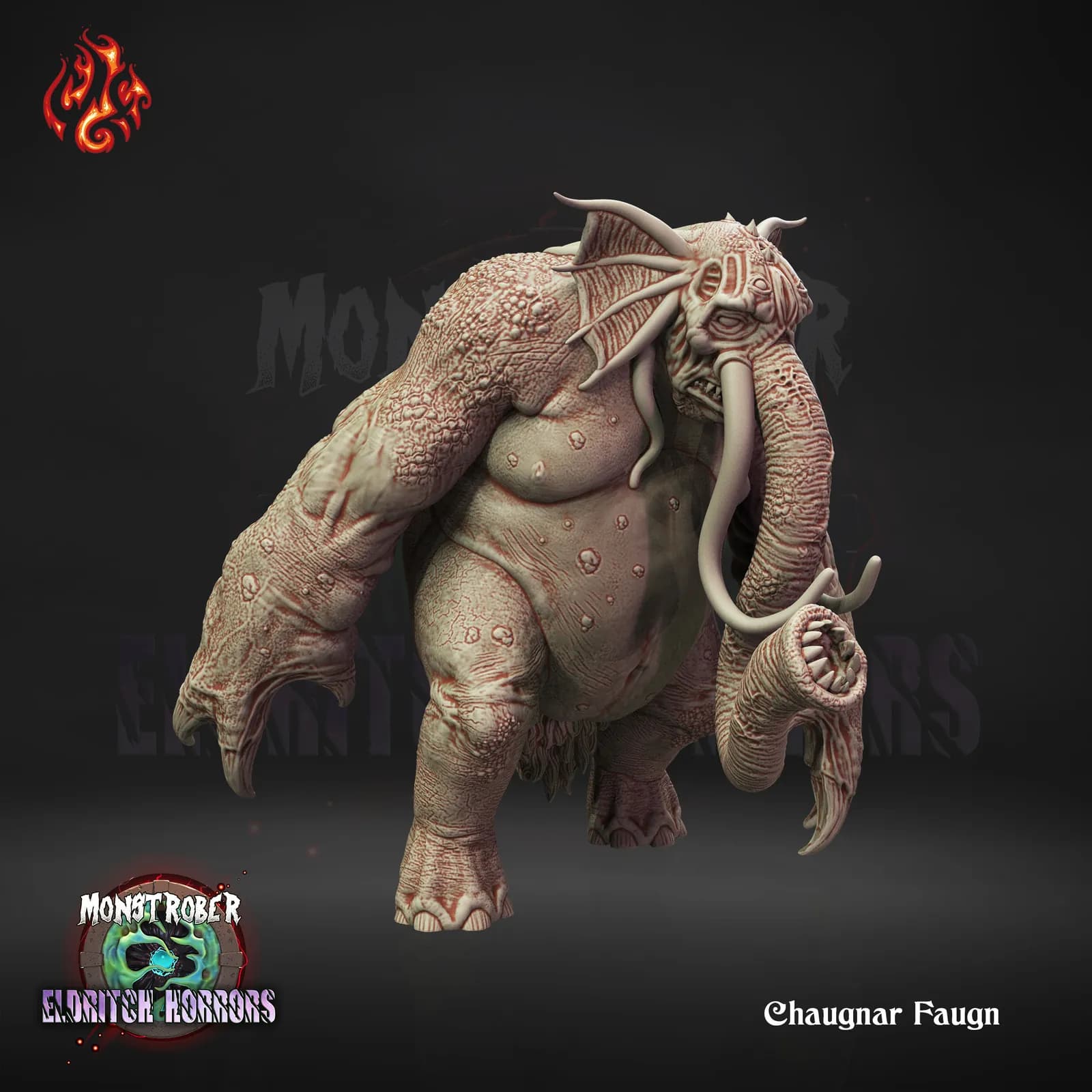 STL - La Gran Raza de Yith render 3