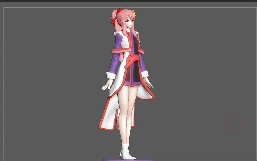 STL - Lacus Clyne Gundam Seed 2 render 2