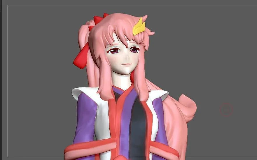 STL - Lacus Clyne Gundam Seed 2 render 4