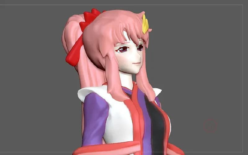 STL - Lacus Clyne Gundam Seed 2 render 5