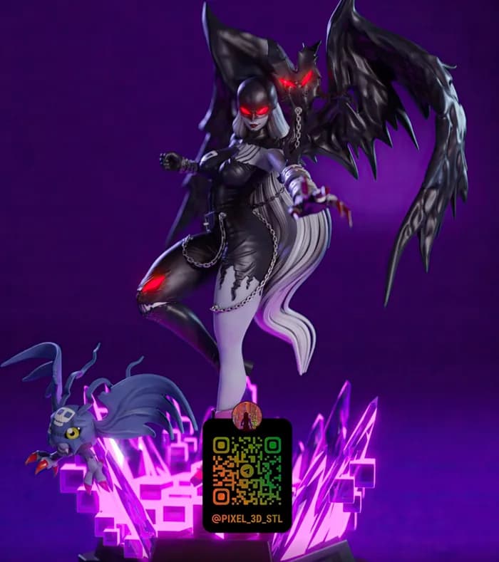 STL - lady devimon digimon 1