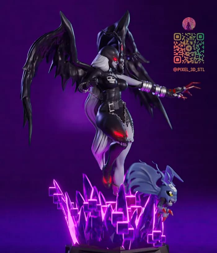 STL - lady devimon digimon 1 render 2